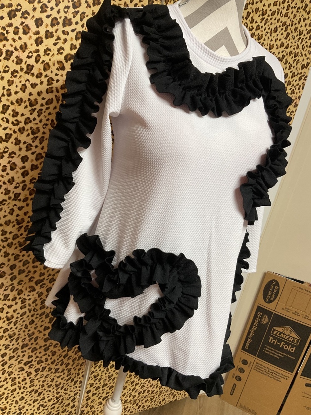 Random ruffle shirt.